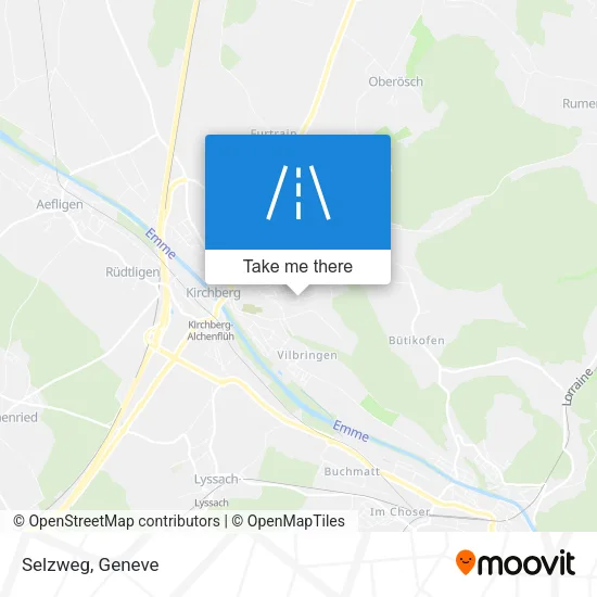 Selzweg map