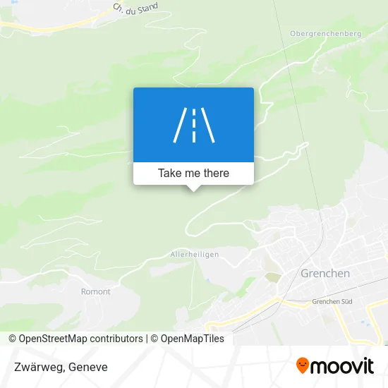 Zwärweg map
