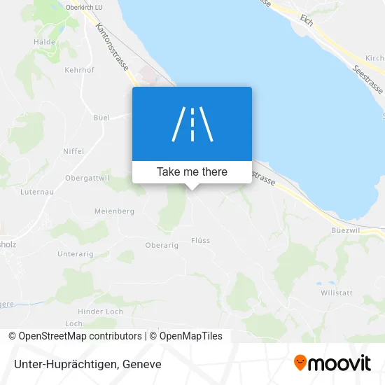 Unter-Huprächtigen map