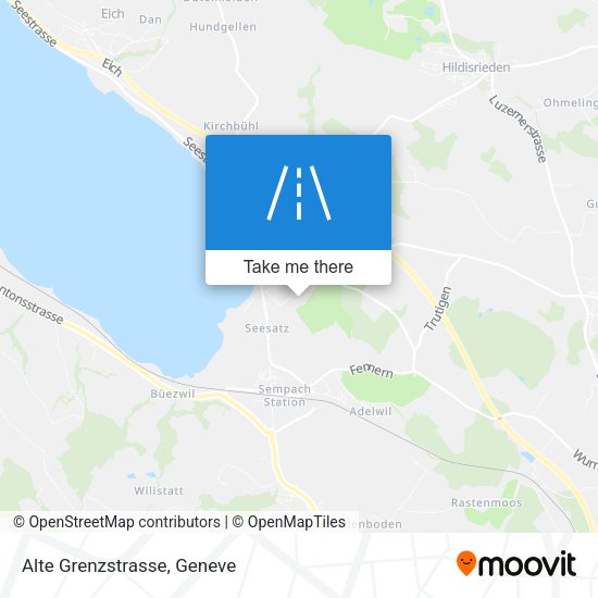 Alte Grenzstrasse map