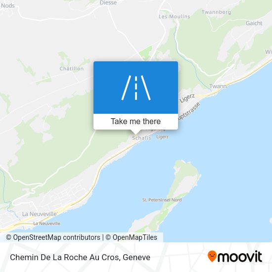 Chemin De La Roche Au Cros map