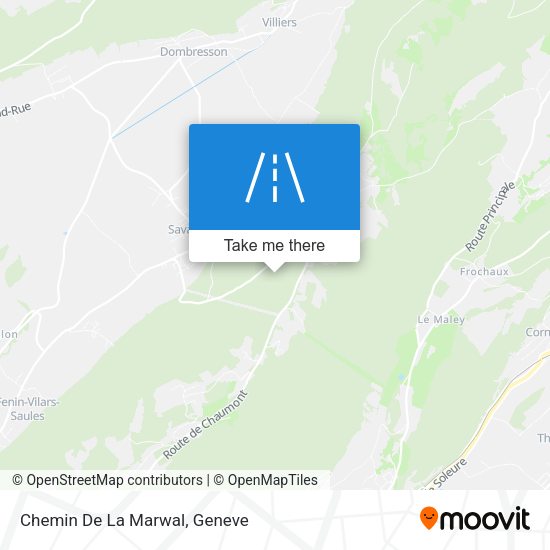Chemin De La Marwal map