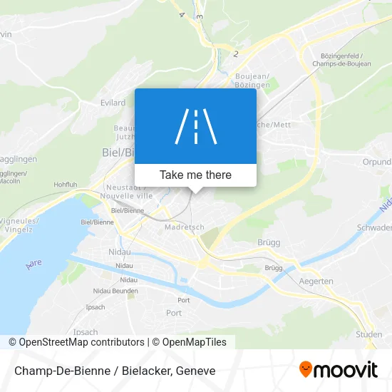 Champ-De-Bienne / Bielacker plan