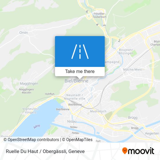 Ruelle Du Haut / Obergässli map