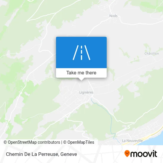 Chemin De La Perreuse map