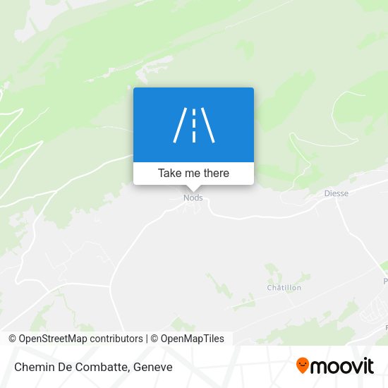 Chemin De Combatte map