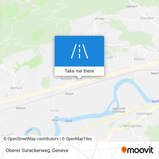 Oberer Surackerweg map