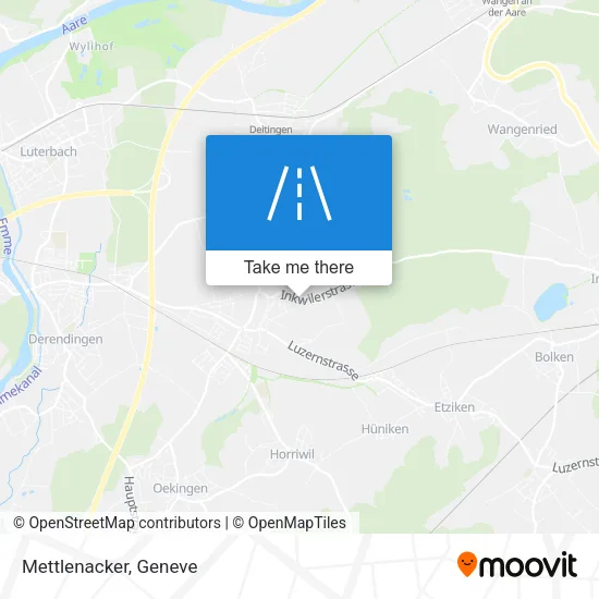Mettlenacker map