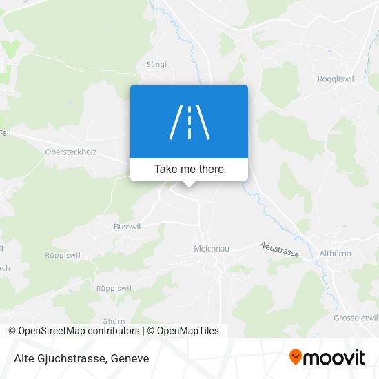 Alte Gjuchstrasse map