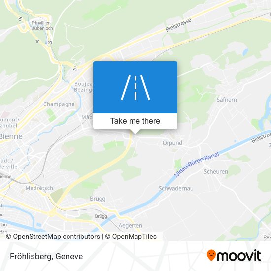 Fröhlisberg map