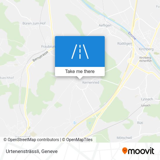 Urtenensträssli map