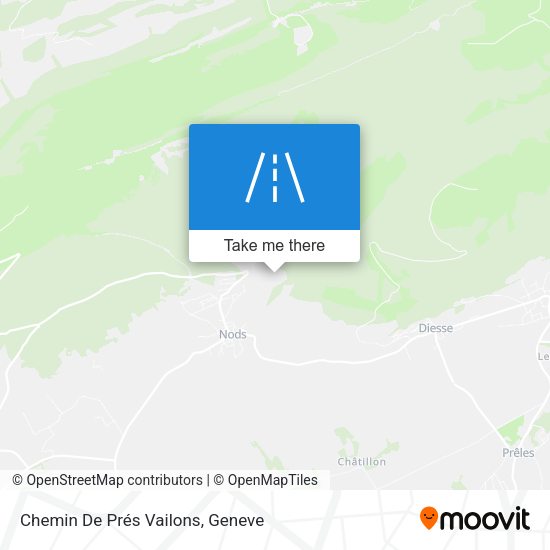 Chemin De Prés Vailons map