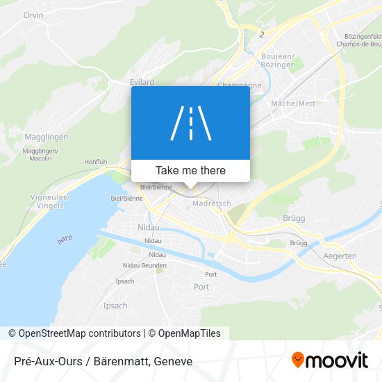 Pré-Aux-Ours / Bärenmatt map