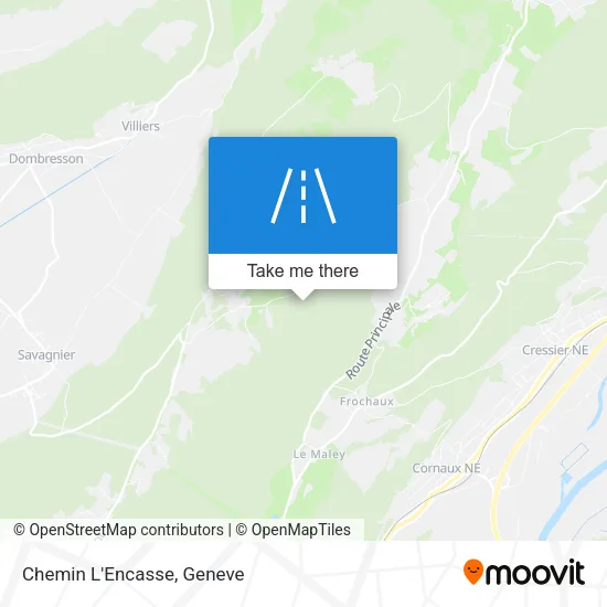 Chemin L'Encasse map