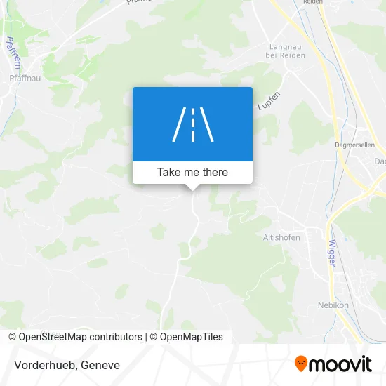 Vorderhueb map