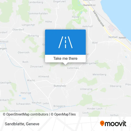 Sandblatte map