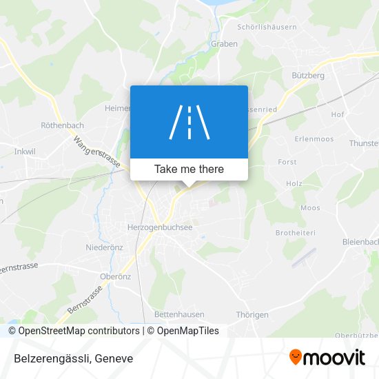 Belzerengässli map