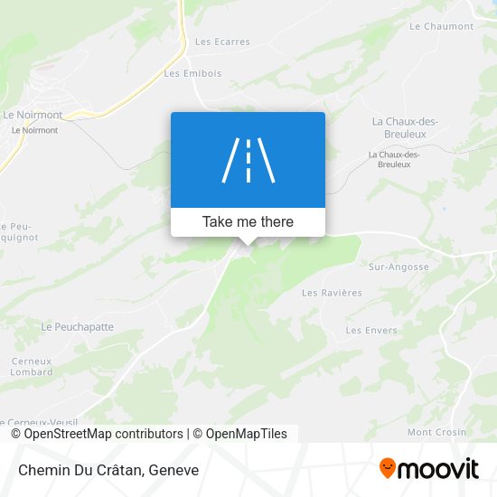 Chemin Du Crâtan map