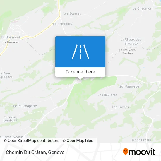 Chemin Du Crâtan map