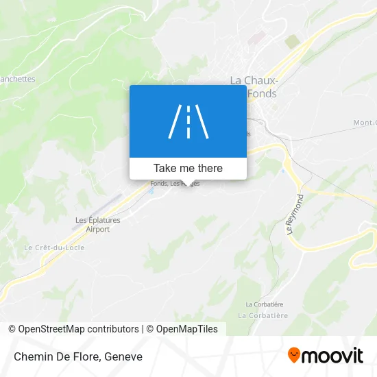 Chemin De Flore map