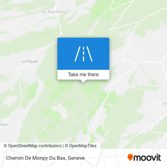 Chemin De Monpy Du Bas map