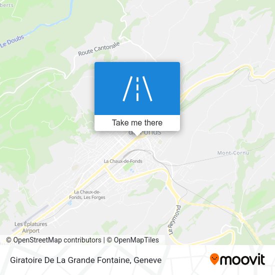 Giratoire De La Grande Fontaine map