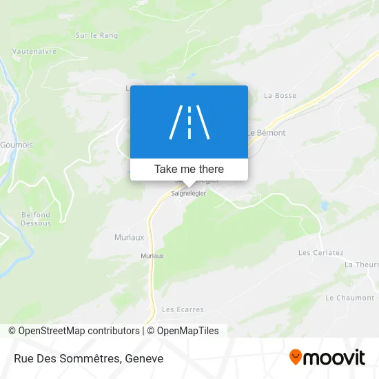 Rue Des Sommêtres map