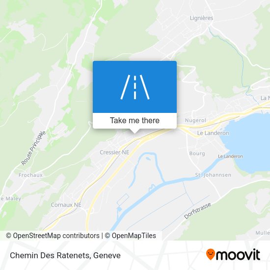 Chemin Des Ratenets map
