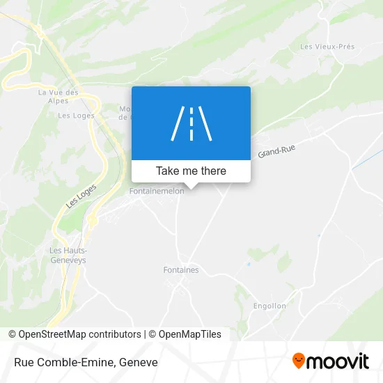 Rue Comble-Emine map