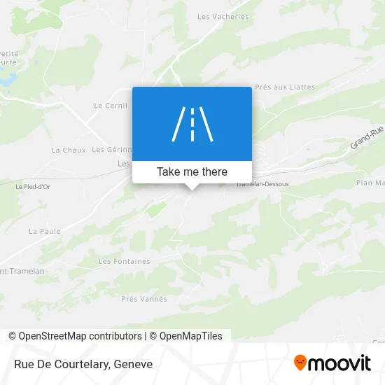 Rue De Courtelary map