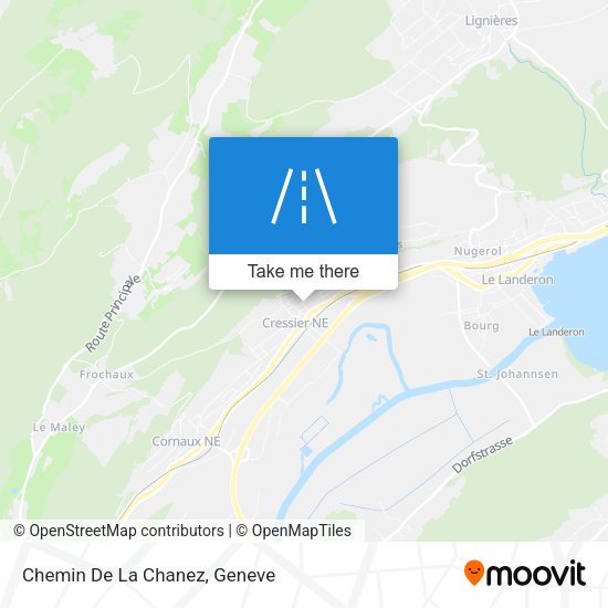 Chemin De La Chanez map