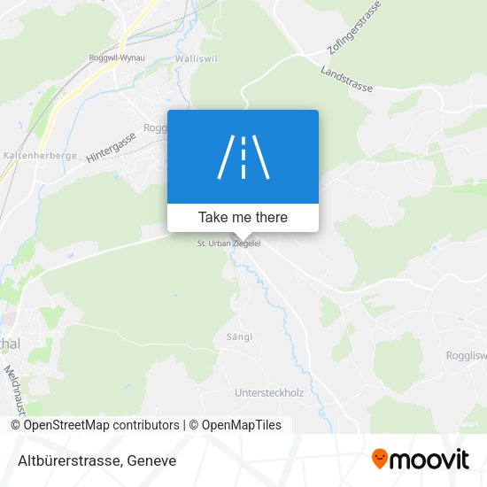 Altbürerstrasse map