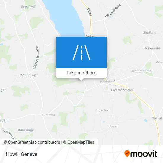 Huwil map