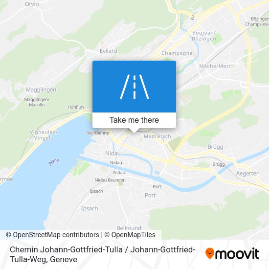 Chemin Johann-Gottfried-Tulla / Johann-Gottfried-Tulla-Weg map