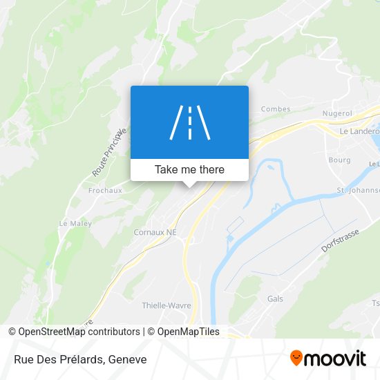 Rue Des Prélards map
