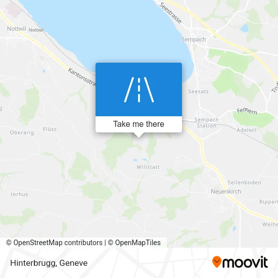 Hinterbrugg map
