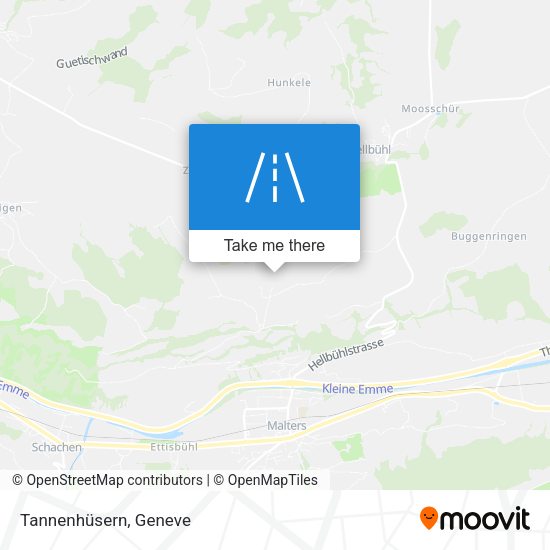 Tannenhüsern map