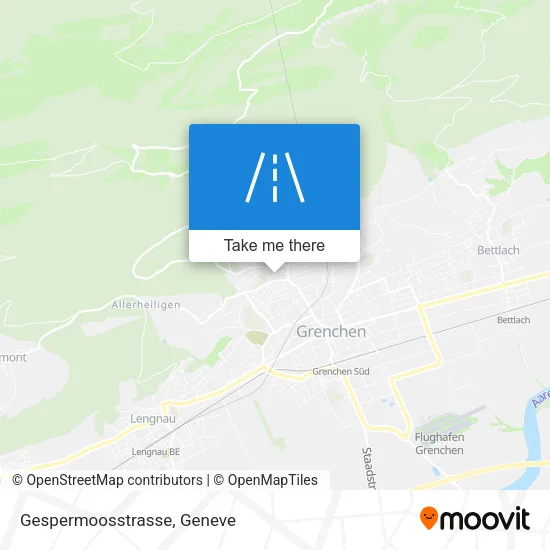 Gespermoosstrasse map
