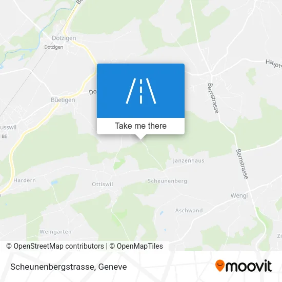 Scheunenbergstrasse map