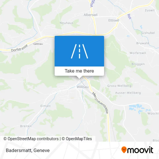 Badersmatt map