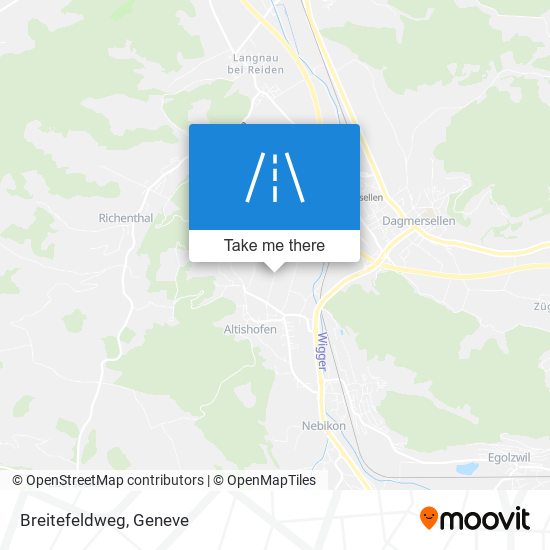 Breitefeldweg map