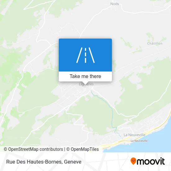 Rue Des Hautes-Bornes map