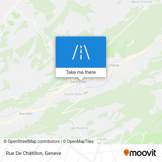 Rue De Châtillon map