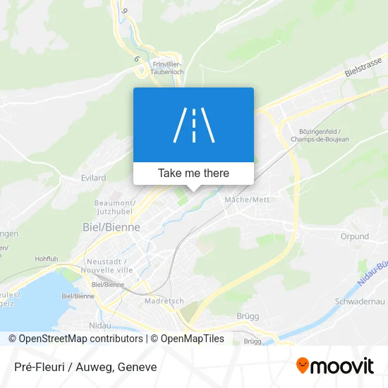 Pré-Fleuri / Auweg plan