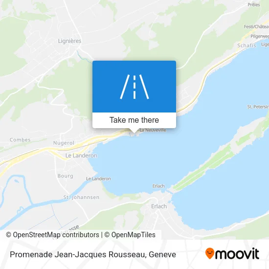 Promenade Jean-Jacques Rousseau map