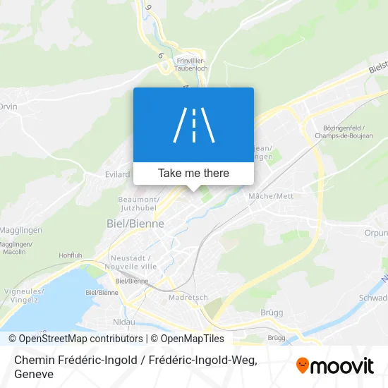 Chemin Frédéric-Ingold / Frédéric-Ingold-Weg plan