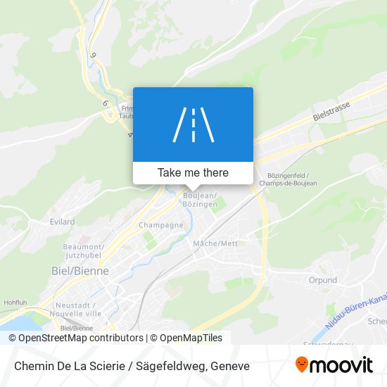 Chemin De La Scierie / Sägefeldweg plan