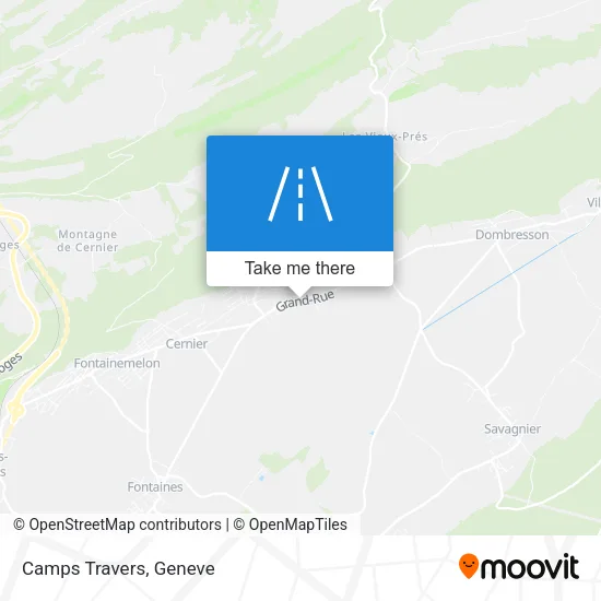 Camps Travers map