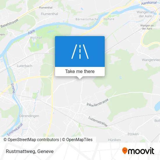 Rustmattweg map