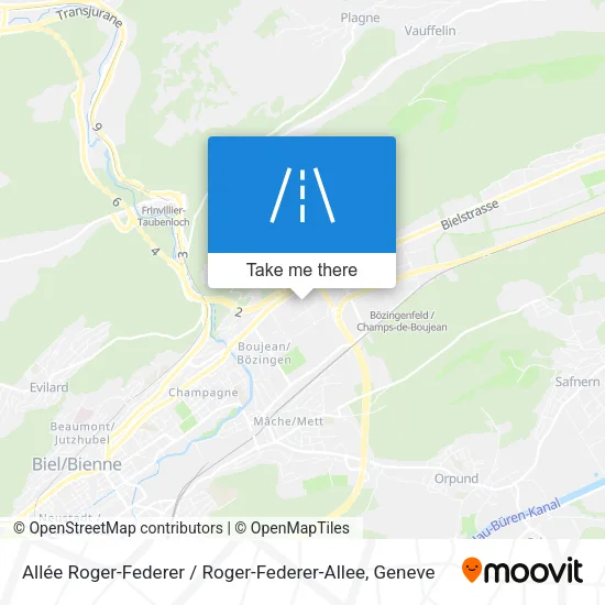 Allée Roger-Federer / Roger-Federer-Allee map